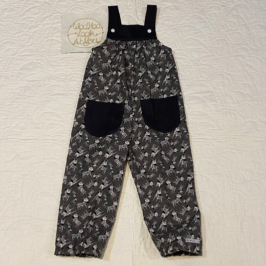 Overalls - Cute Zebras and a Pockets for Rocks