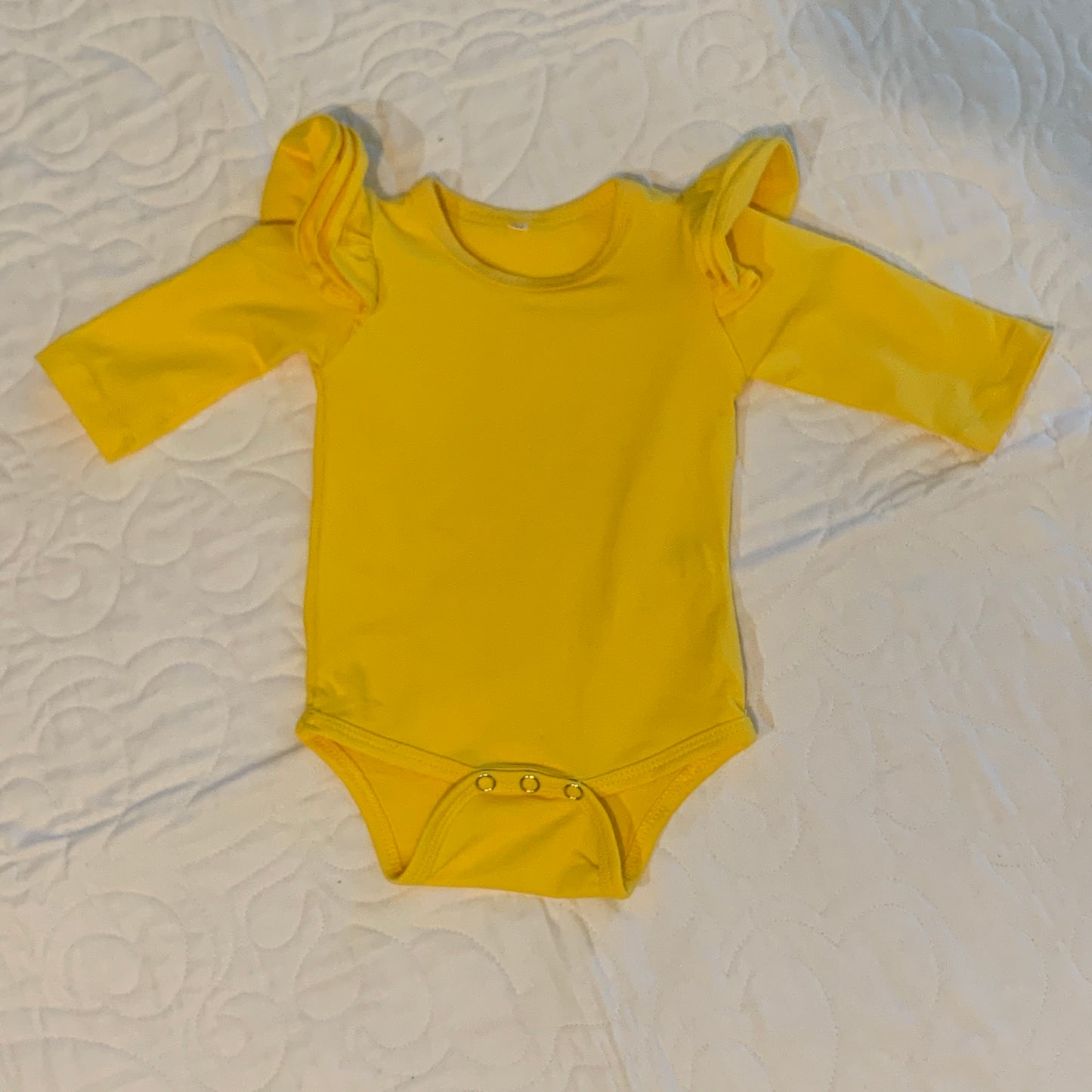 2 Piece Set - High Waisted Nappy Cover with Sash Bow & ReadyMade Long Sleeve Bodysuit