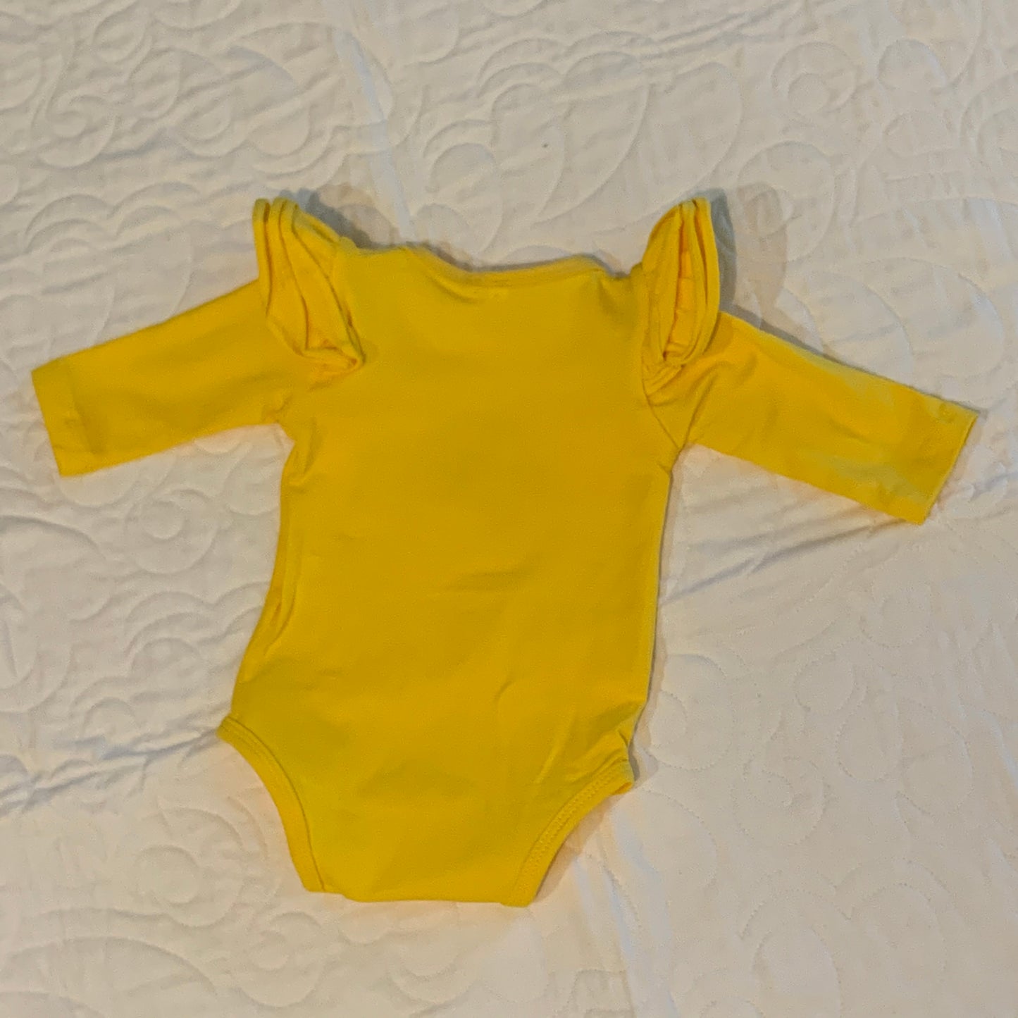 2 Piece Set - High Waisted Nappy Cover with Sash Bow & ReadyMade Long Sleeve Bodysuit