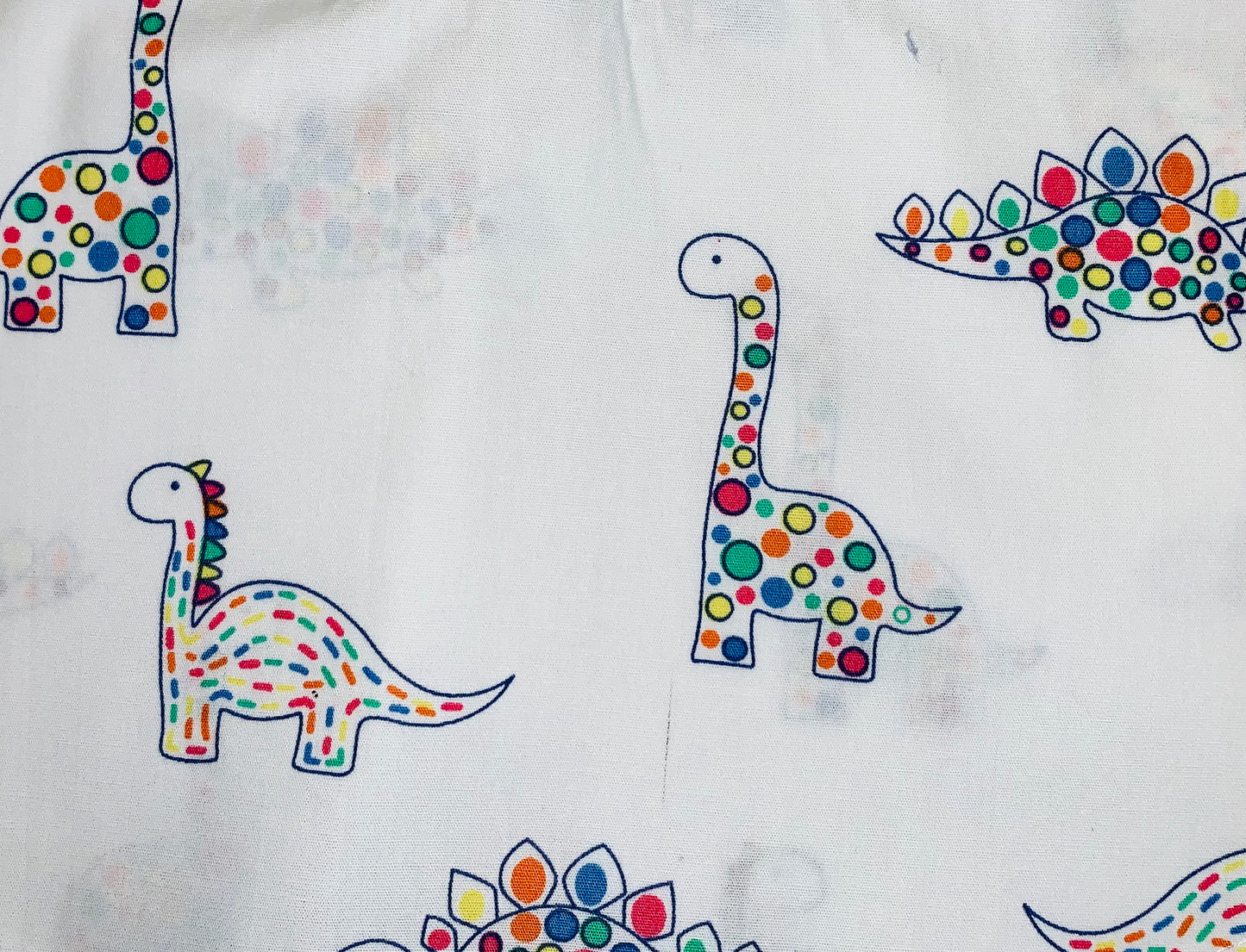 2 Piece Set - Skirt & Slip Ons - Multi-Coloured Dinosaurs