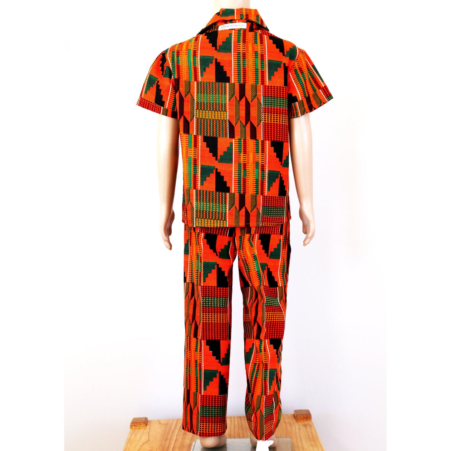 2 Piece Shirt & Pants - African Fabric Print Traditional Kente African Outfit