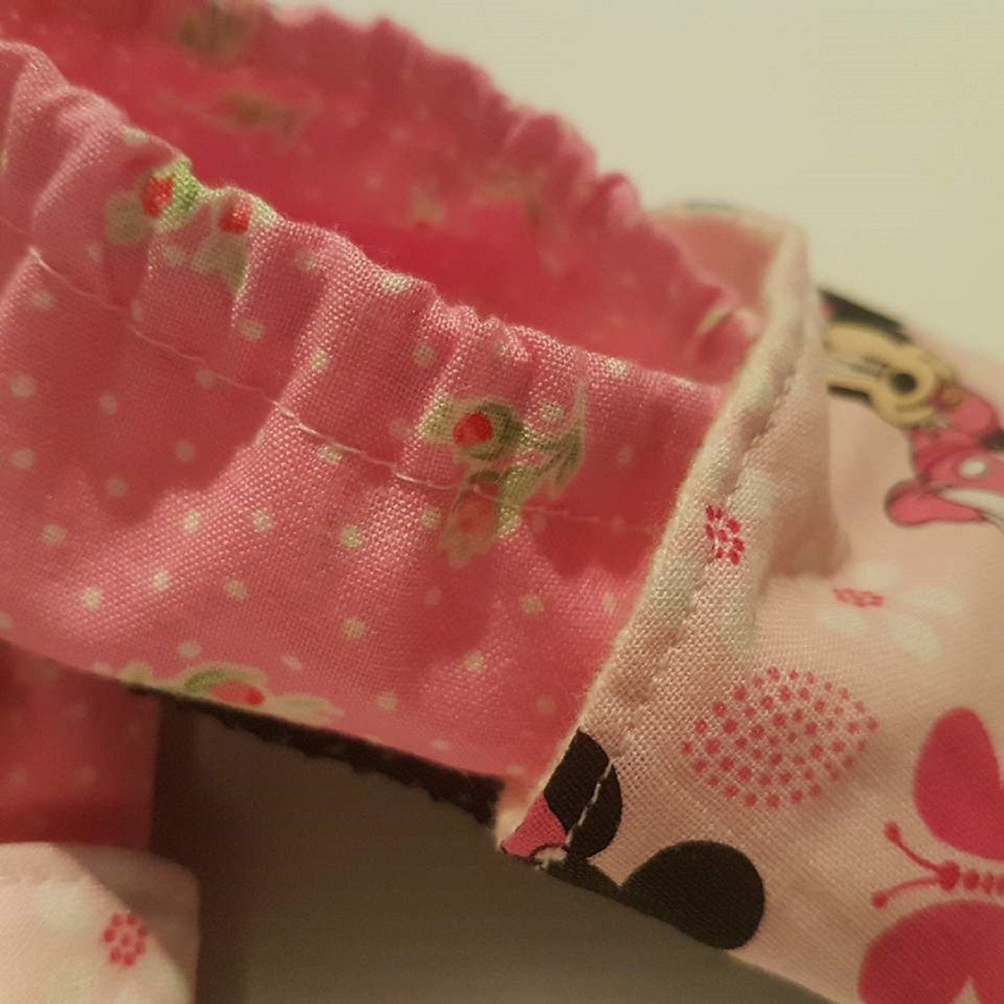 2 Piece Set - Skirt & Slip Ons - Little Pink Mouse